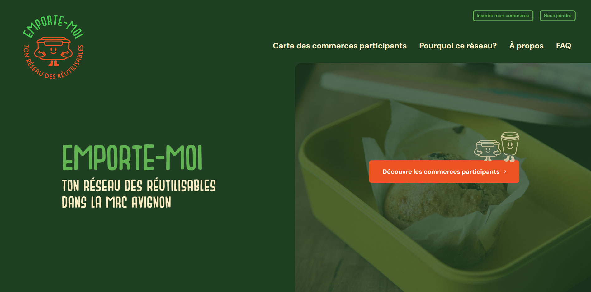 Page d'accueil du site web de l'auberge miguasha