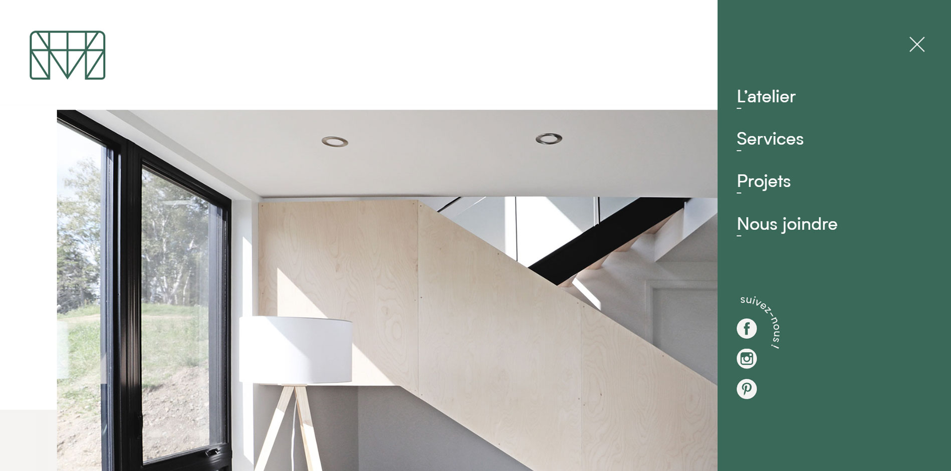 Page d'accueil du site web de l'auberge miguasha