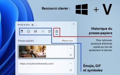 L&rsquo;astuce pratique : comment accéder à l&rsquo;historique du presse-papiers