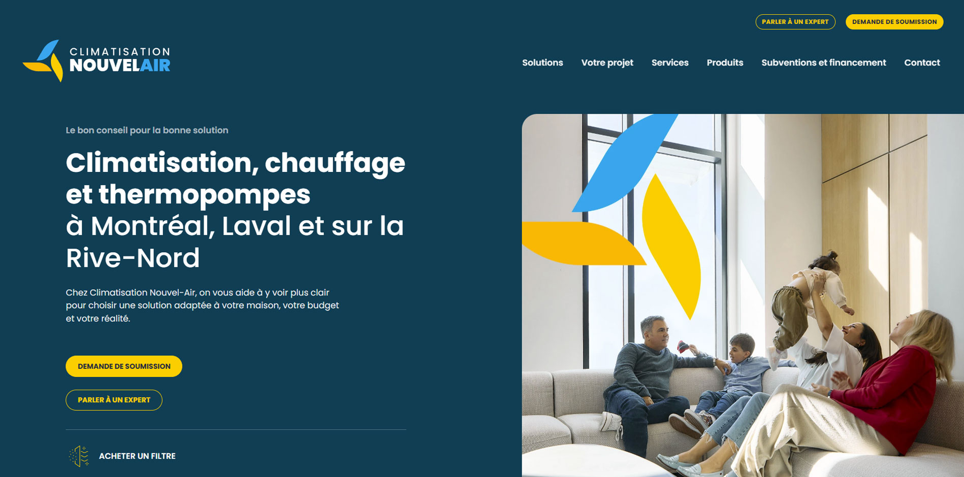 Page d'accueil du site web de l'auberge miguasha